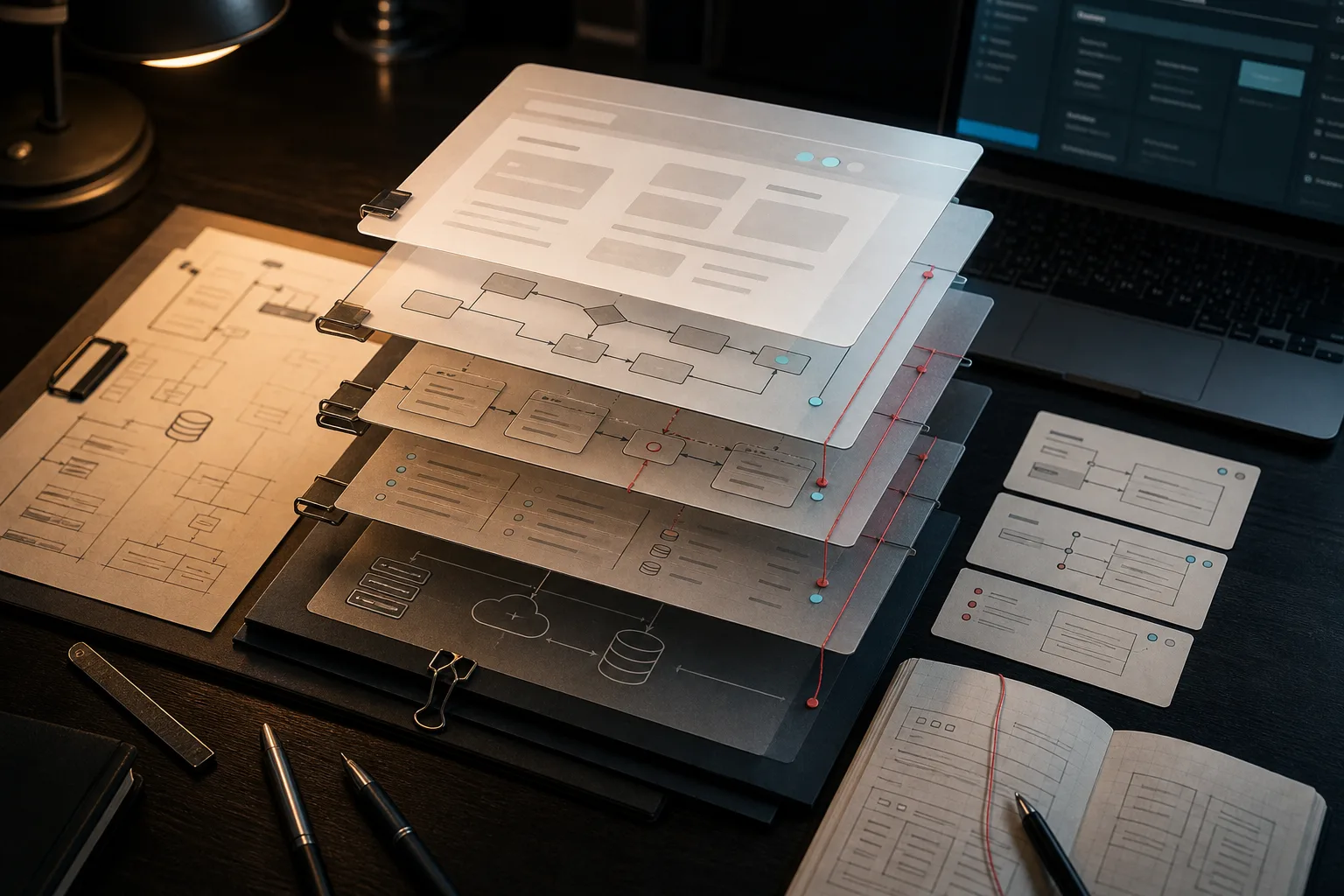 Layered business software architecture. Software built around your business, not the other way around.