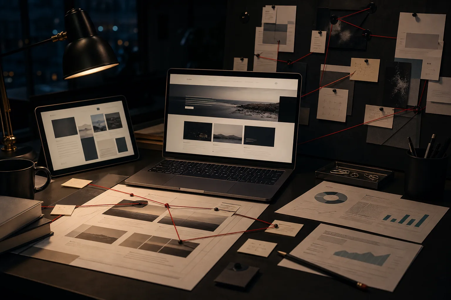Editorial website system. Make the first contact with your business count.